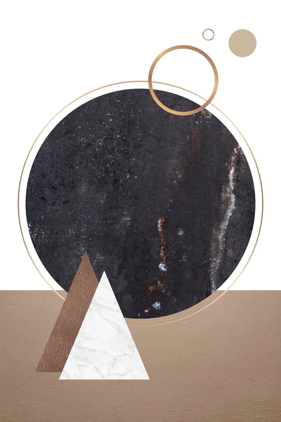 Geometric Circle Abstract Wall Art - beink online art store