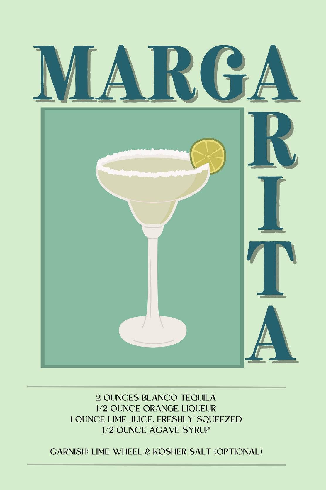 Fizzy Margarita Wall Art - beink online art store