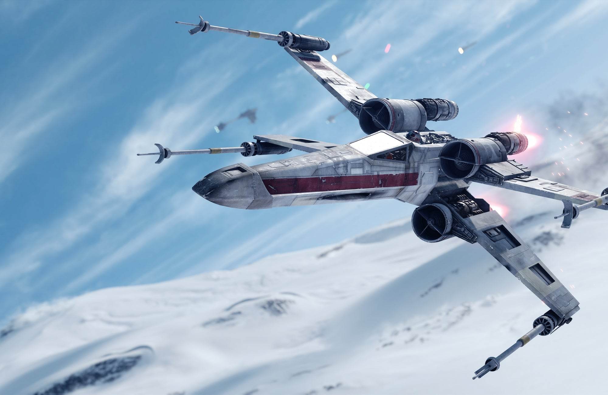 Star Wars X-Wing Fighter Gaming Wall Art - beink online art store