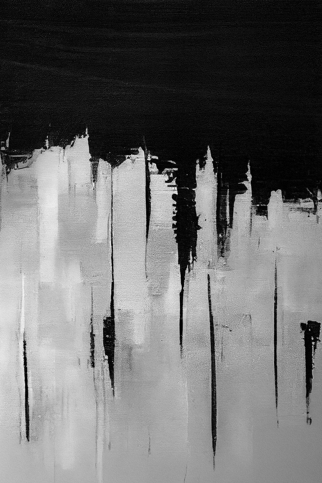 Black and White Abstract Wall Art - beink online art store