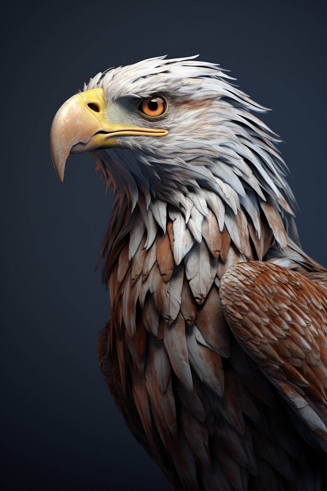 Bald Eagle Bird Wall Art - beink online art store