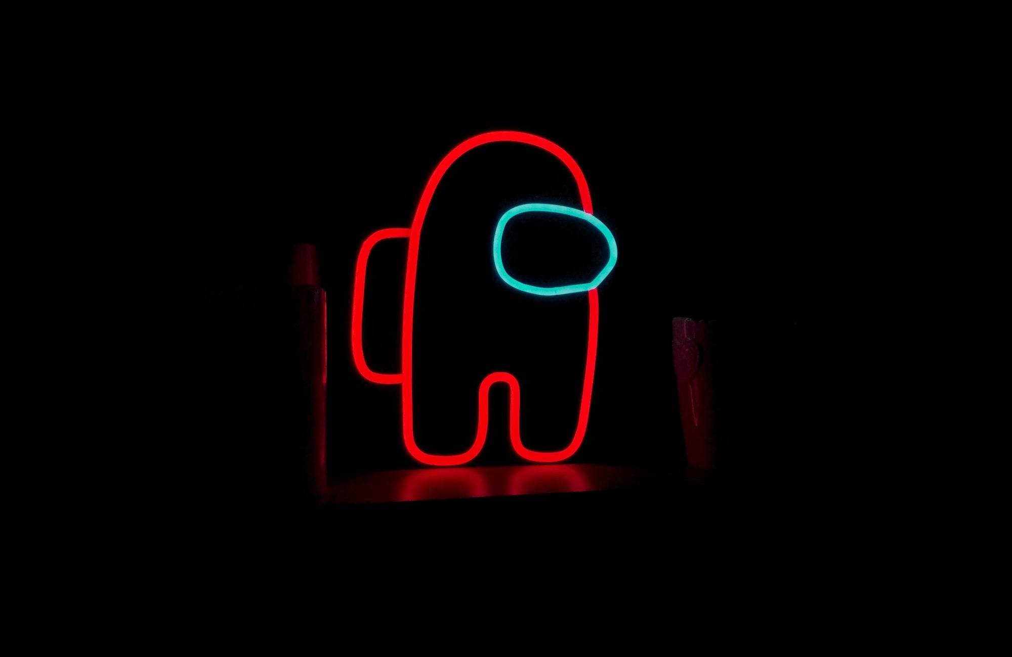 Neon Among us Gaming Wall Art - beink online art store