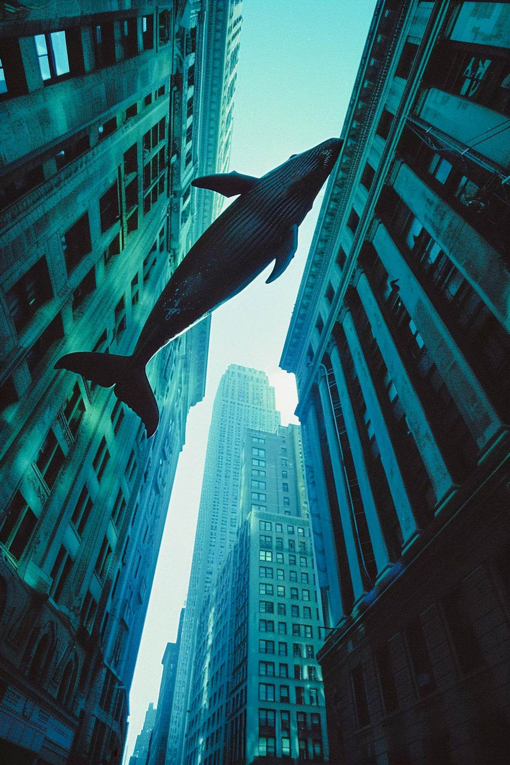 Fantasy Whale in Sky Wall Art - beink online art store