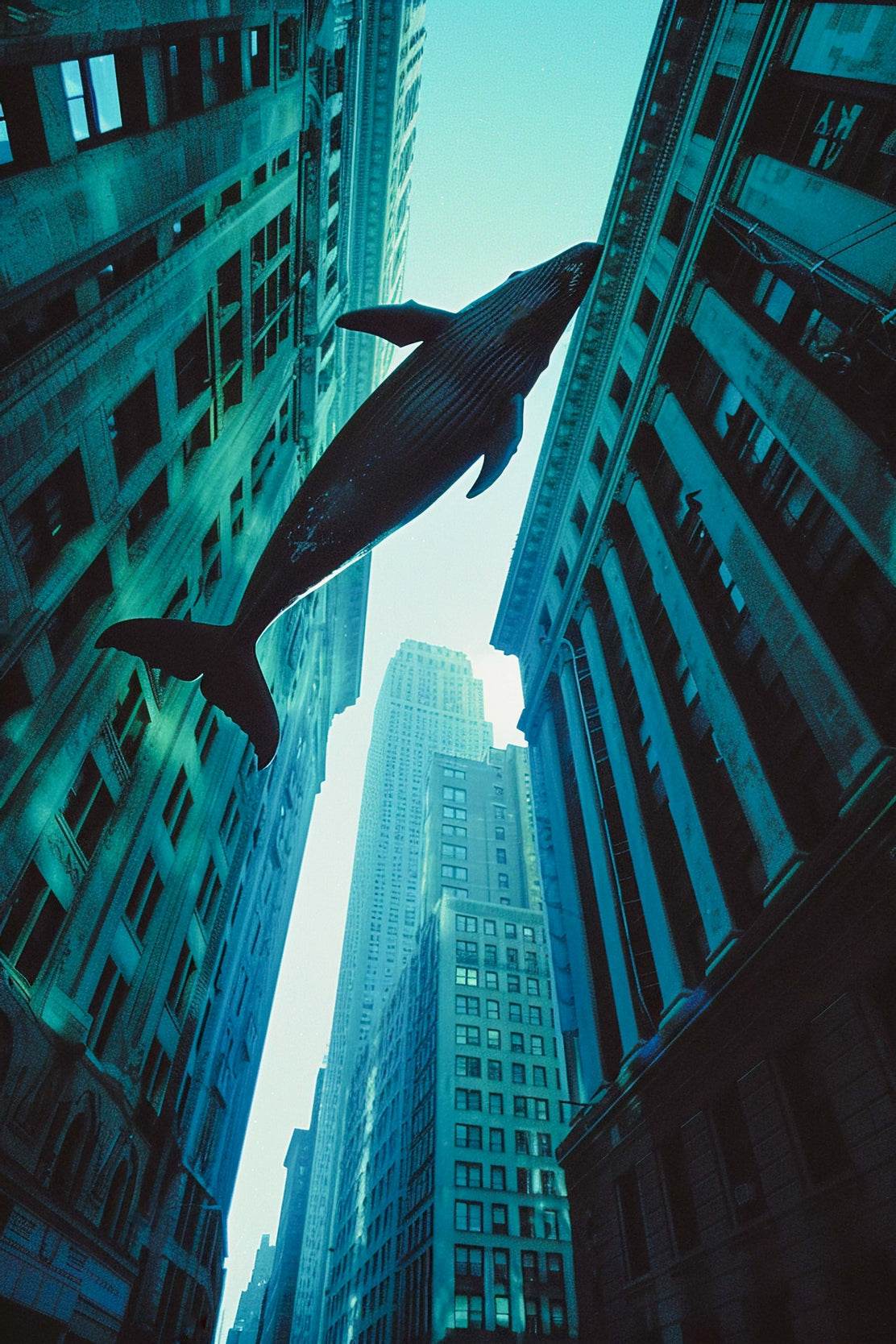 Fantasy Whale in Sky Wall Art - beink online art store