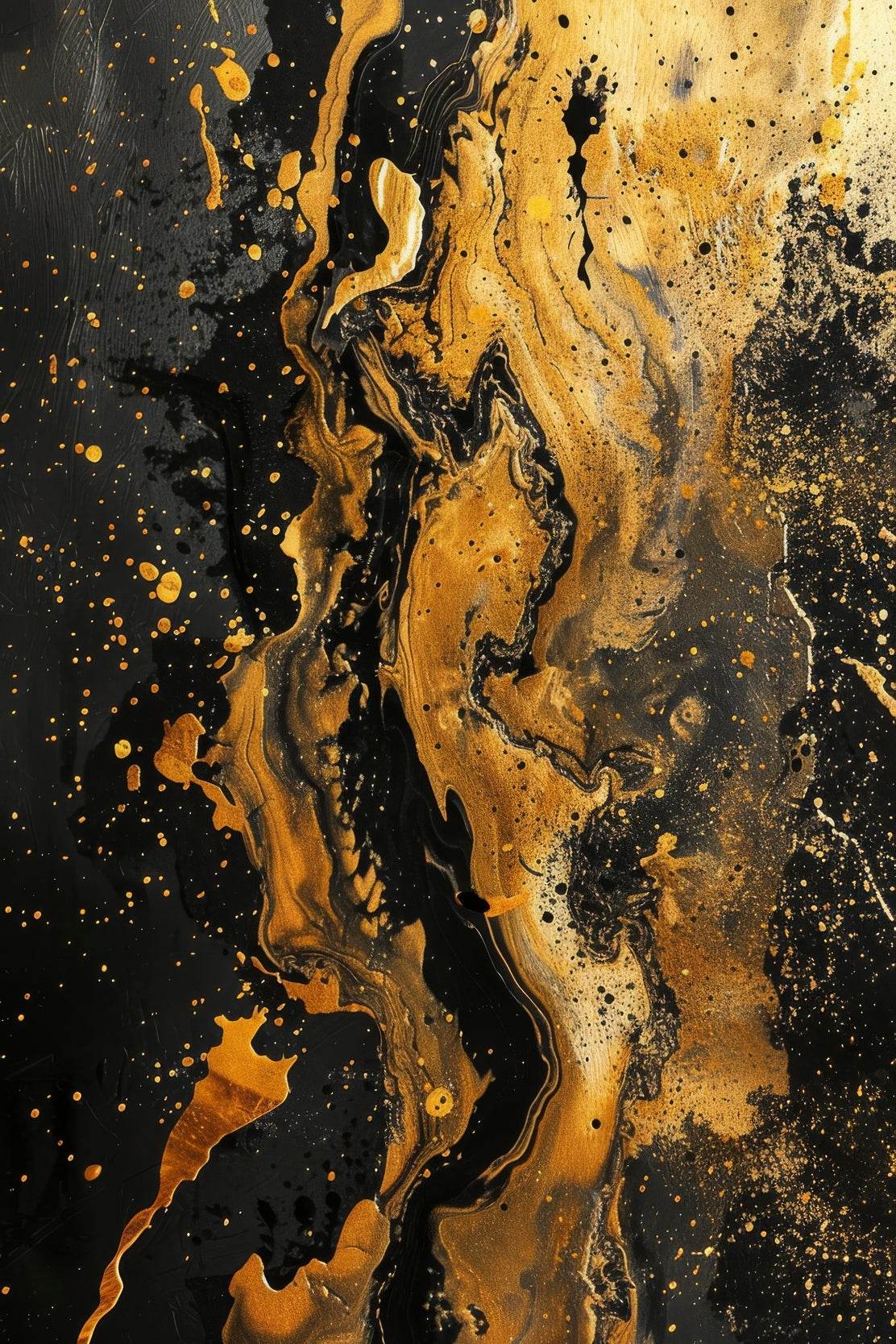 Luxury Marble Background With Gold Wall Art - beink online art store