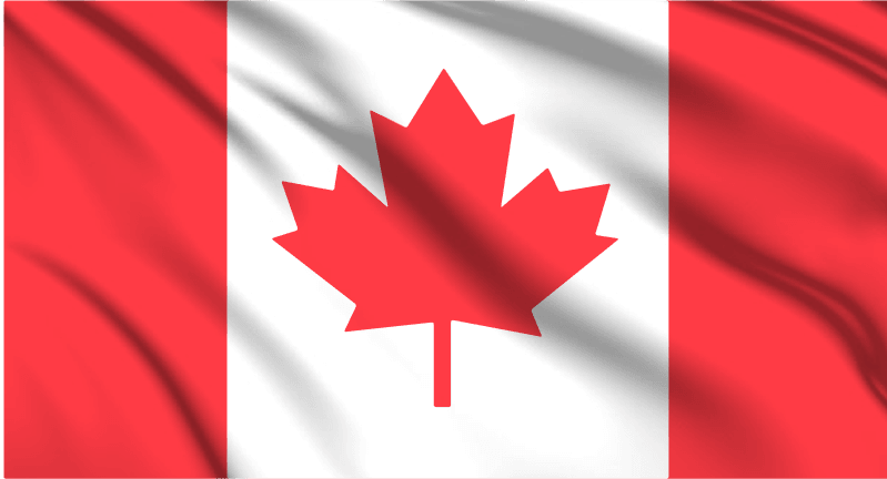 Canada National Flag Wall Art - beink online art store