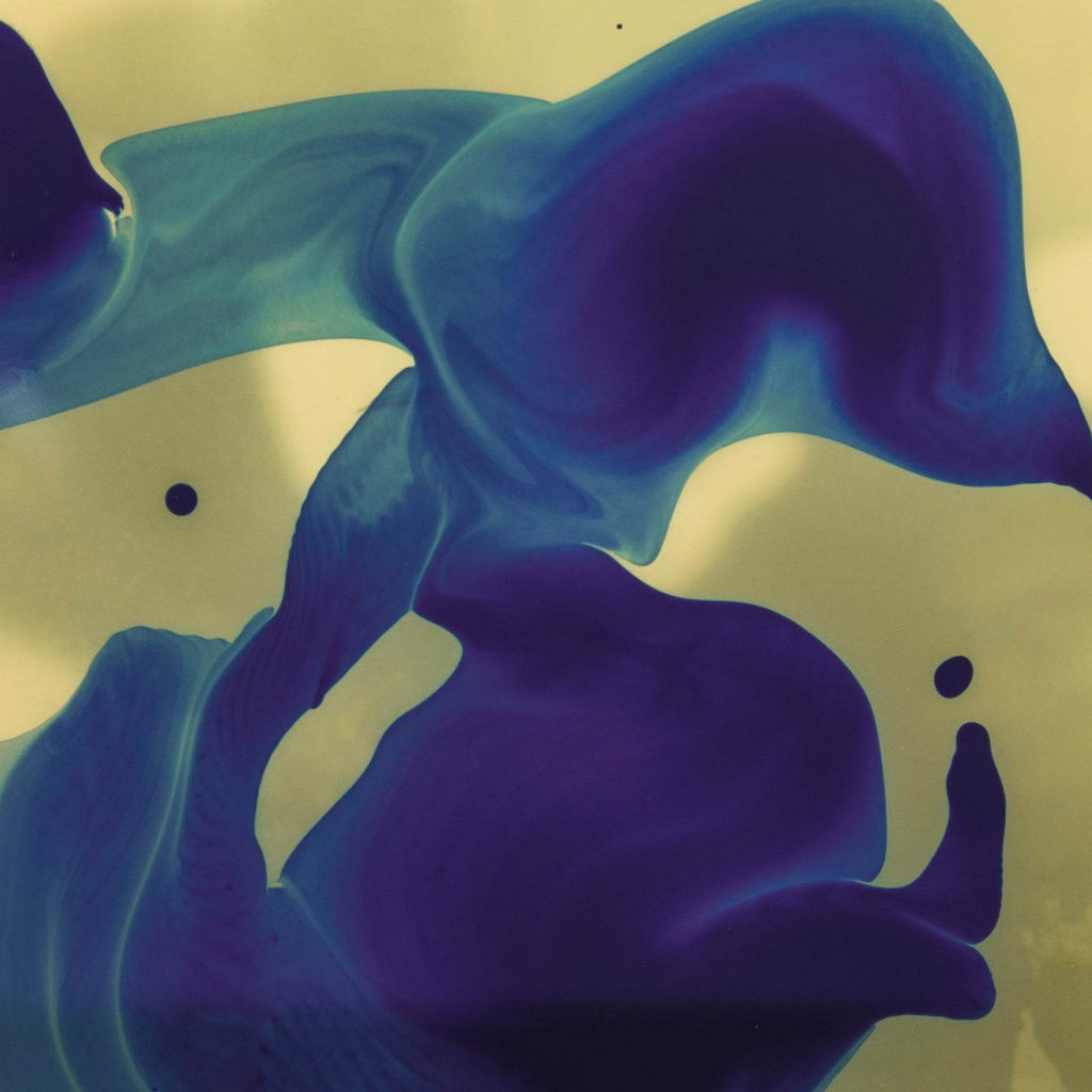 Blue Oil Paint Abstract Wall Art - beink online art store