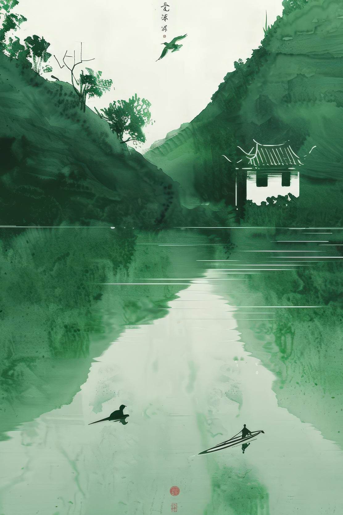 Green River Wall Art - beink online art store