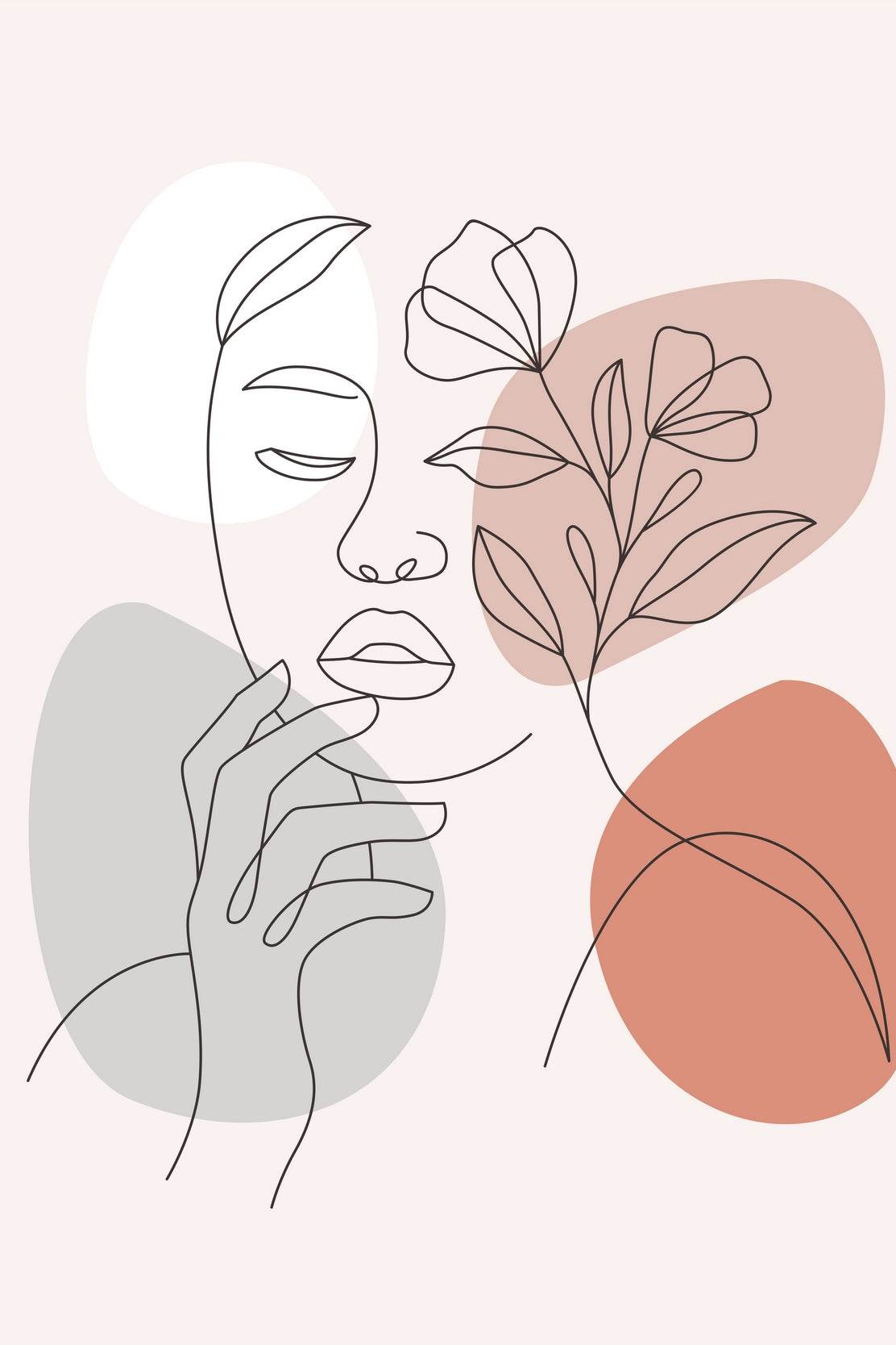 The Face Of a Thinking Woman Wall Art - beink online art store