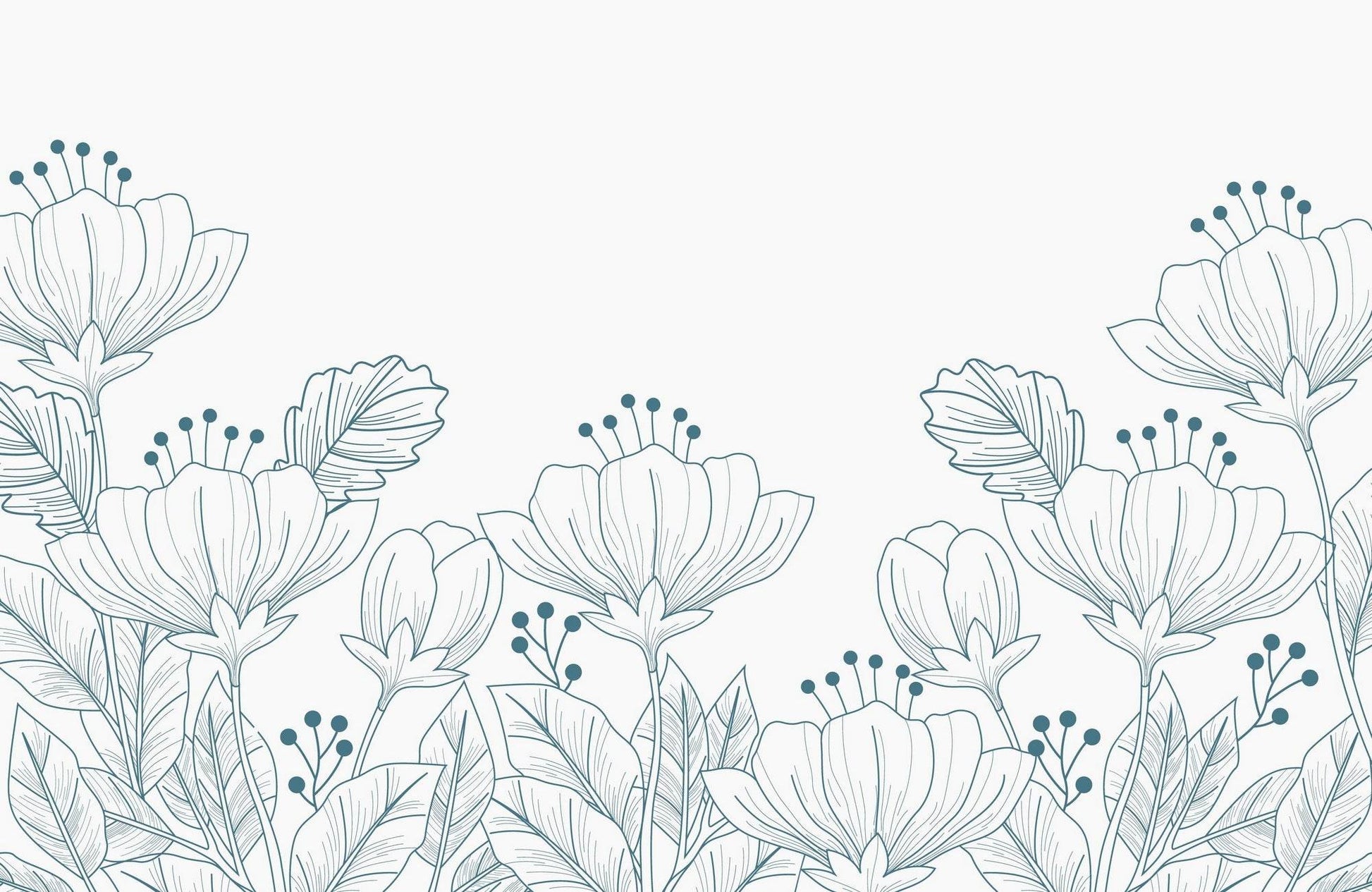 Pear Blossom Bouquet Wall Art - beink online art store