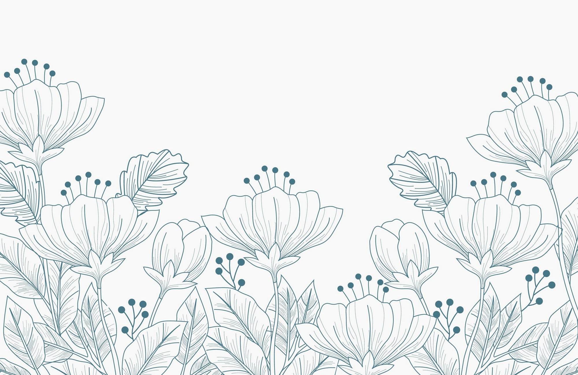 Pear Blossom Bouquet Wall Art - beink online art store