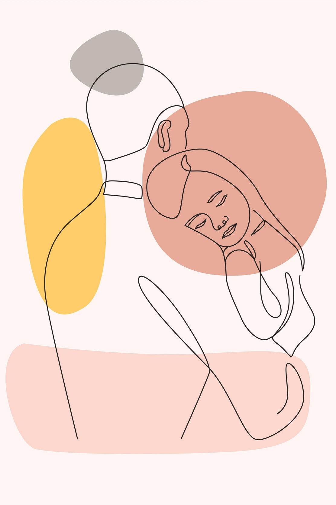 In Each Other's Arms Wall Art - beink online art store