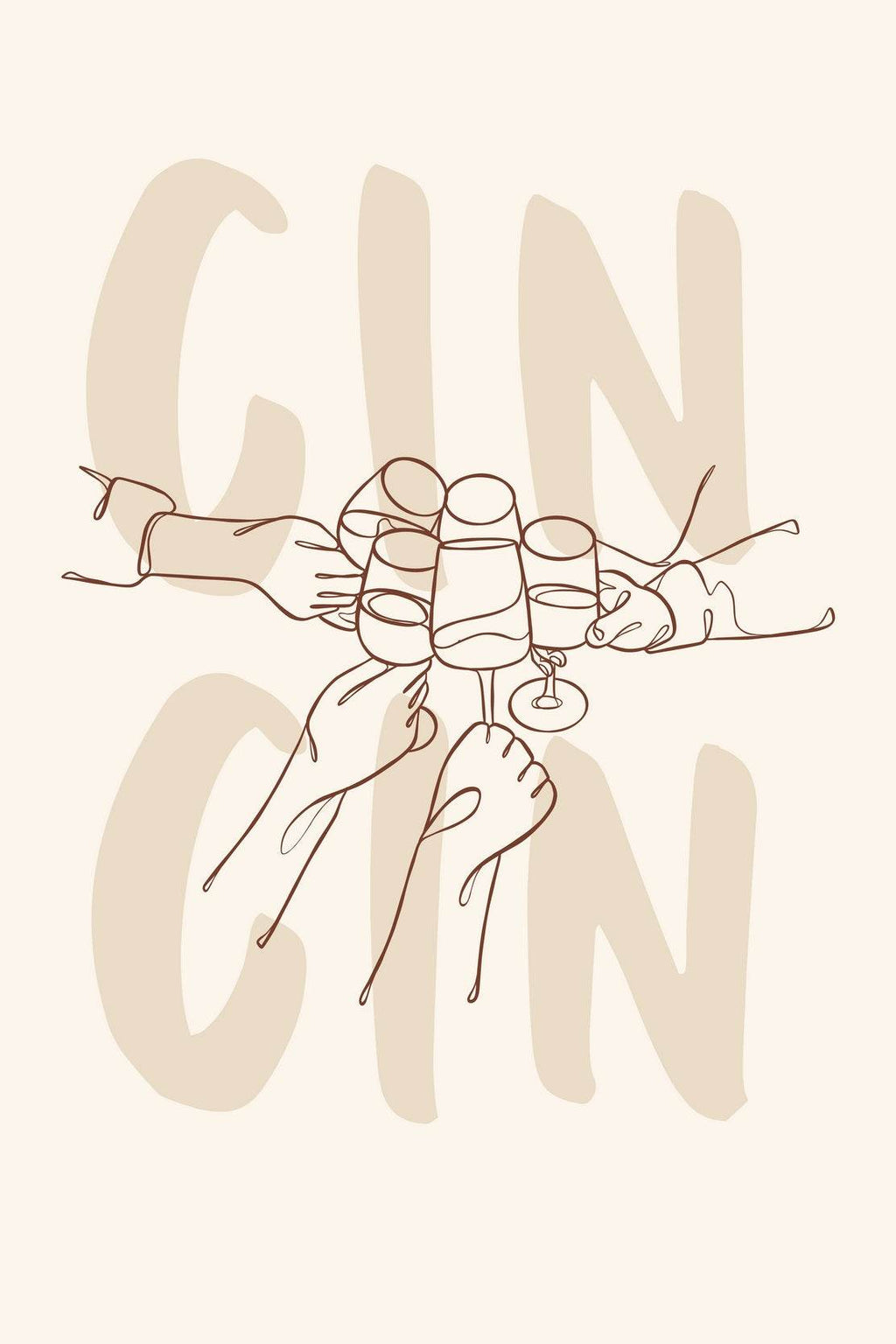 Gin Gin Cocktail Wall Art - beink online art store