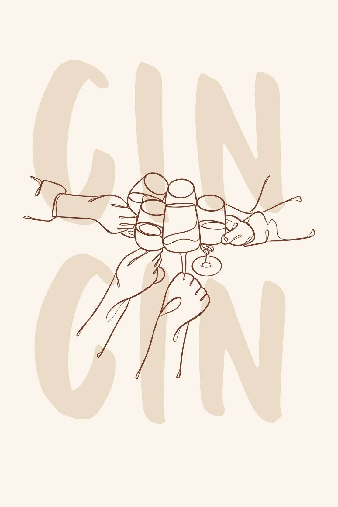 Gin Gin Cocktail Wall Art - beink online art store