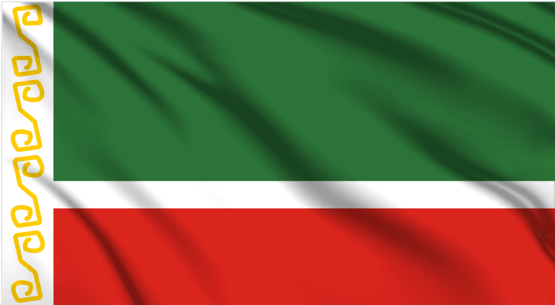 Chechnya National Flag Wall Art - beink online art store