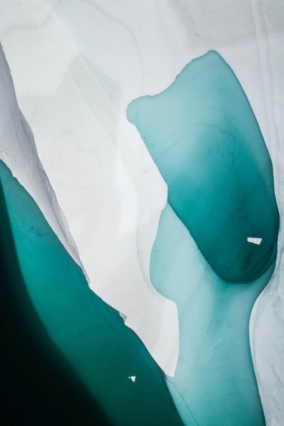 Green Water Color With White Background Abstract Wall Art - beink online art store