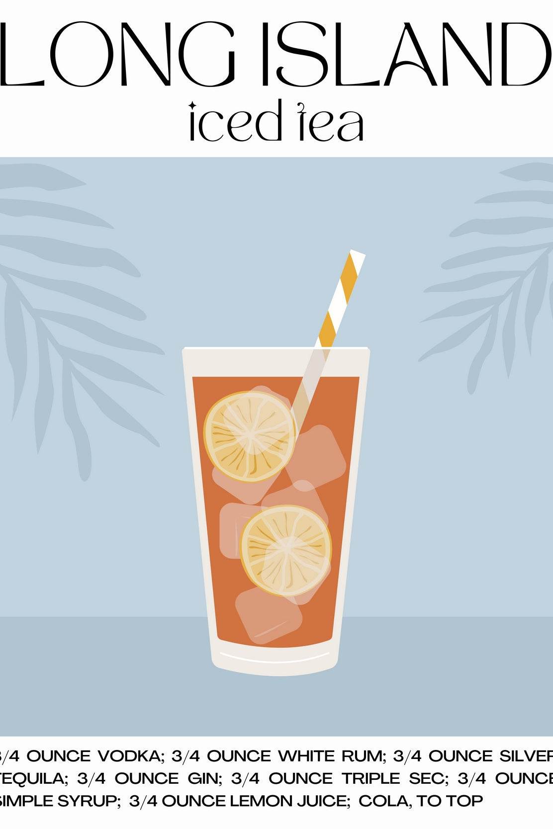 Long Island Iced Tea Wall Art - beink online art store