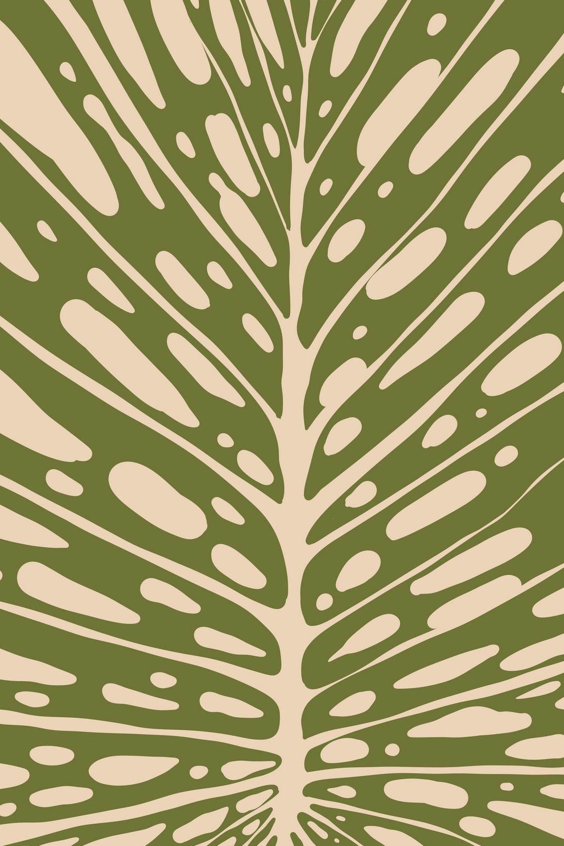 Closeup of a Leaf with a Textured Pattern ArtWork - beink online art store