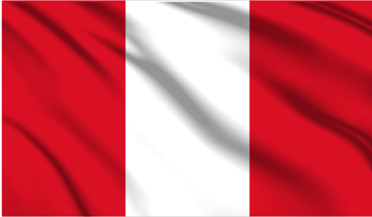 Peru National Flag Wall Art - beink online art store
