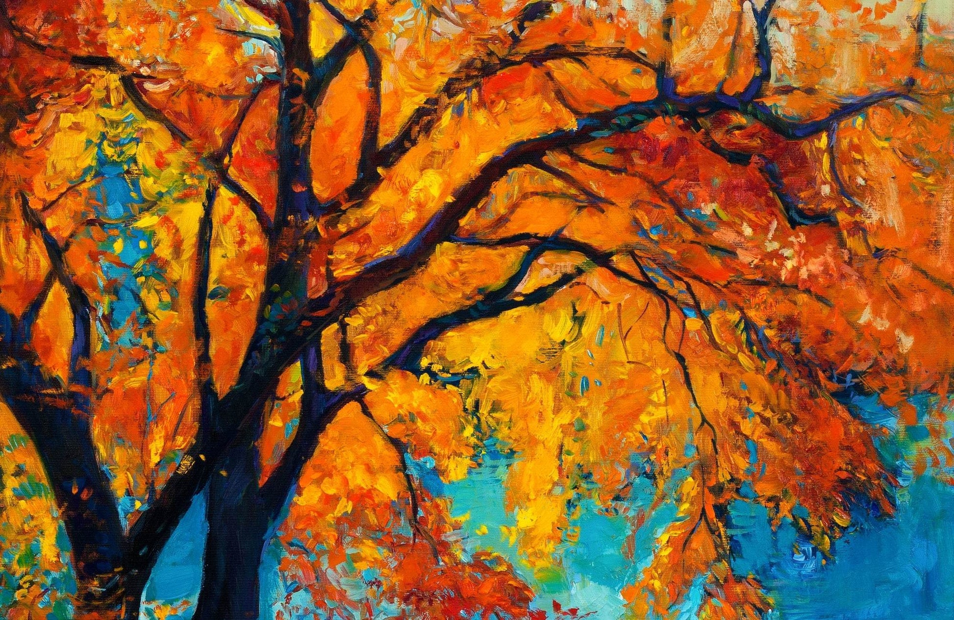 Autumn Tree Canvas Wall Art - beink online art store