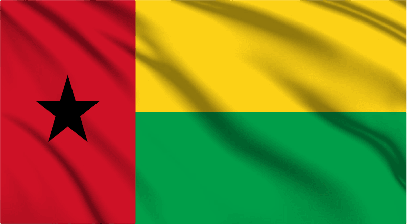 Guinea-Bissau National Flag Wall Art - beink online art store