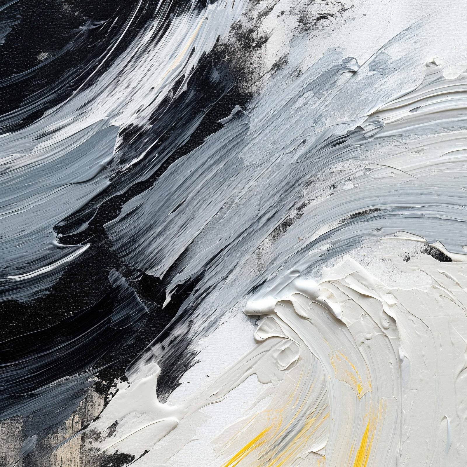 Tides Brush Strokes Abstract Wall Art - beink online art store