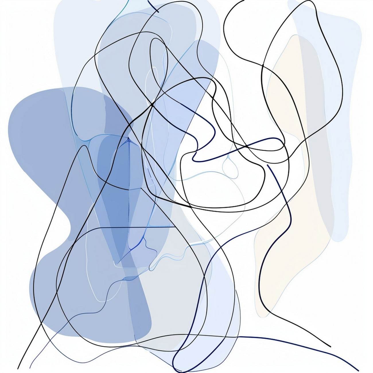 Minimalist Drawing Line Art - beink online art store