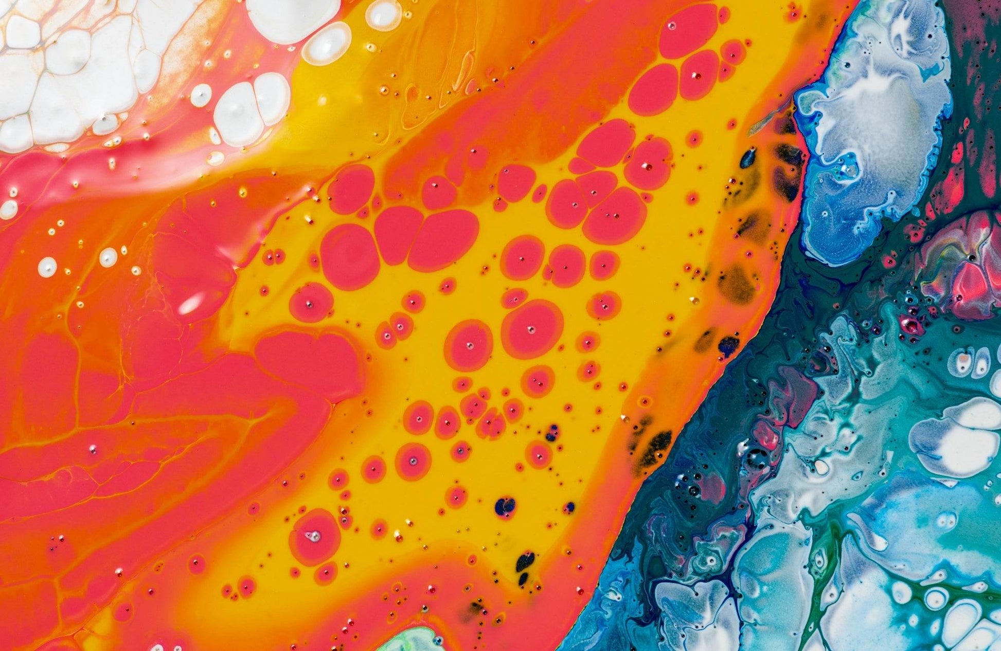 Earth Surface Water Paint Abstrat Wall Art - beink online art store