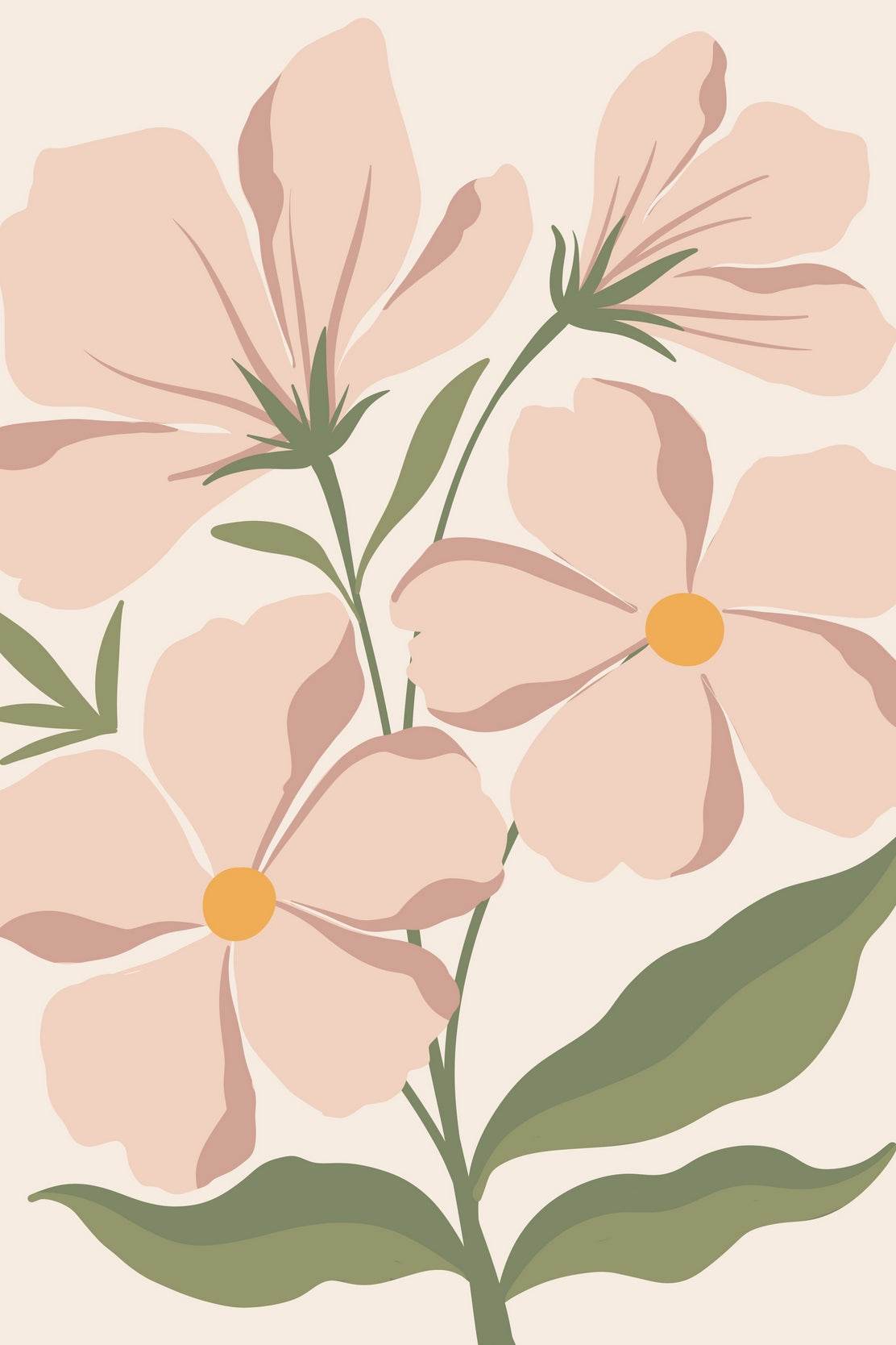 Pastel Petals A Touch of Pink Art Work - beink online art store
