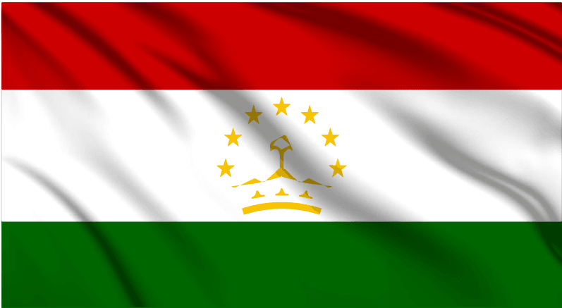 Tajikistan National Flag Wall Art - beink online art store