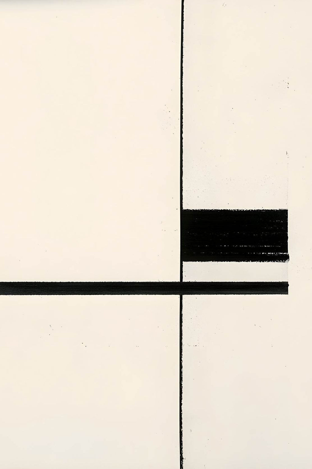 Black Mondrian Composition Wall Art - beink online art store