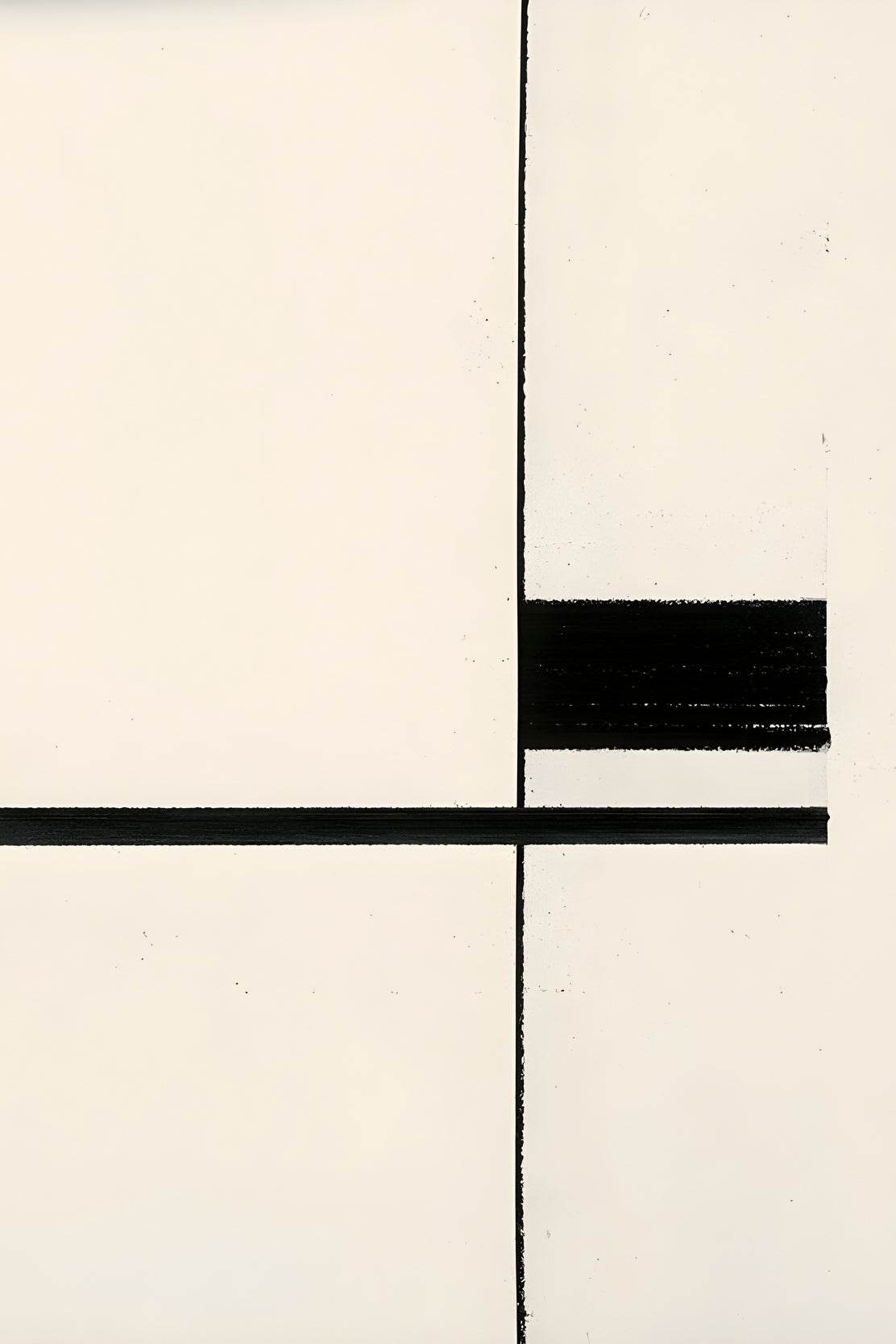 Black Mondrian Composition Wall Art - beink online art store