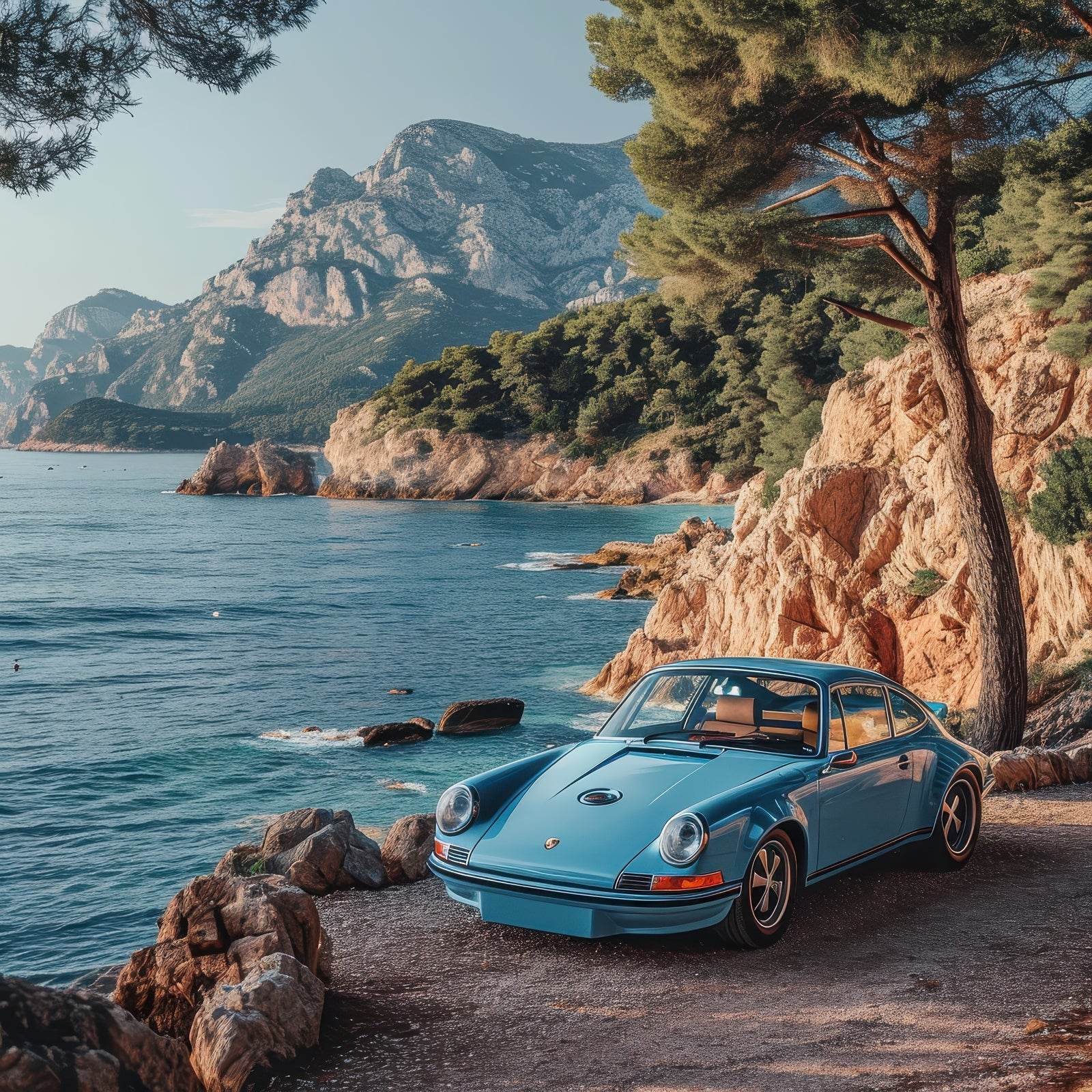 Porsche GT3 RS Blue Wall Art - beink online art store