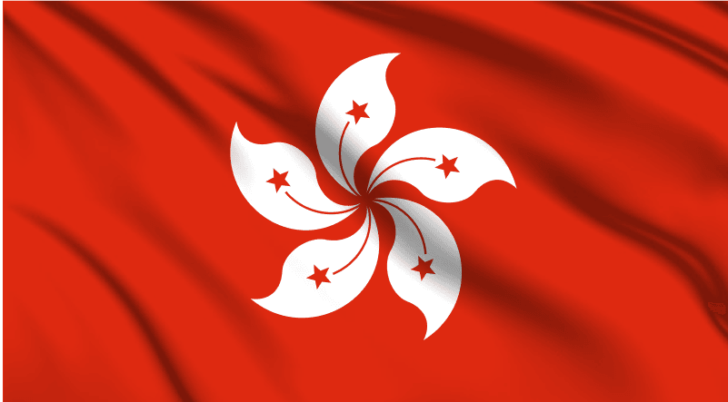 Hong Kong National Flag Wall Art - beink online art store