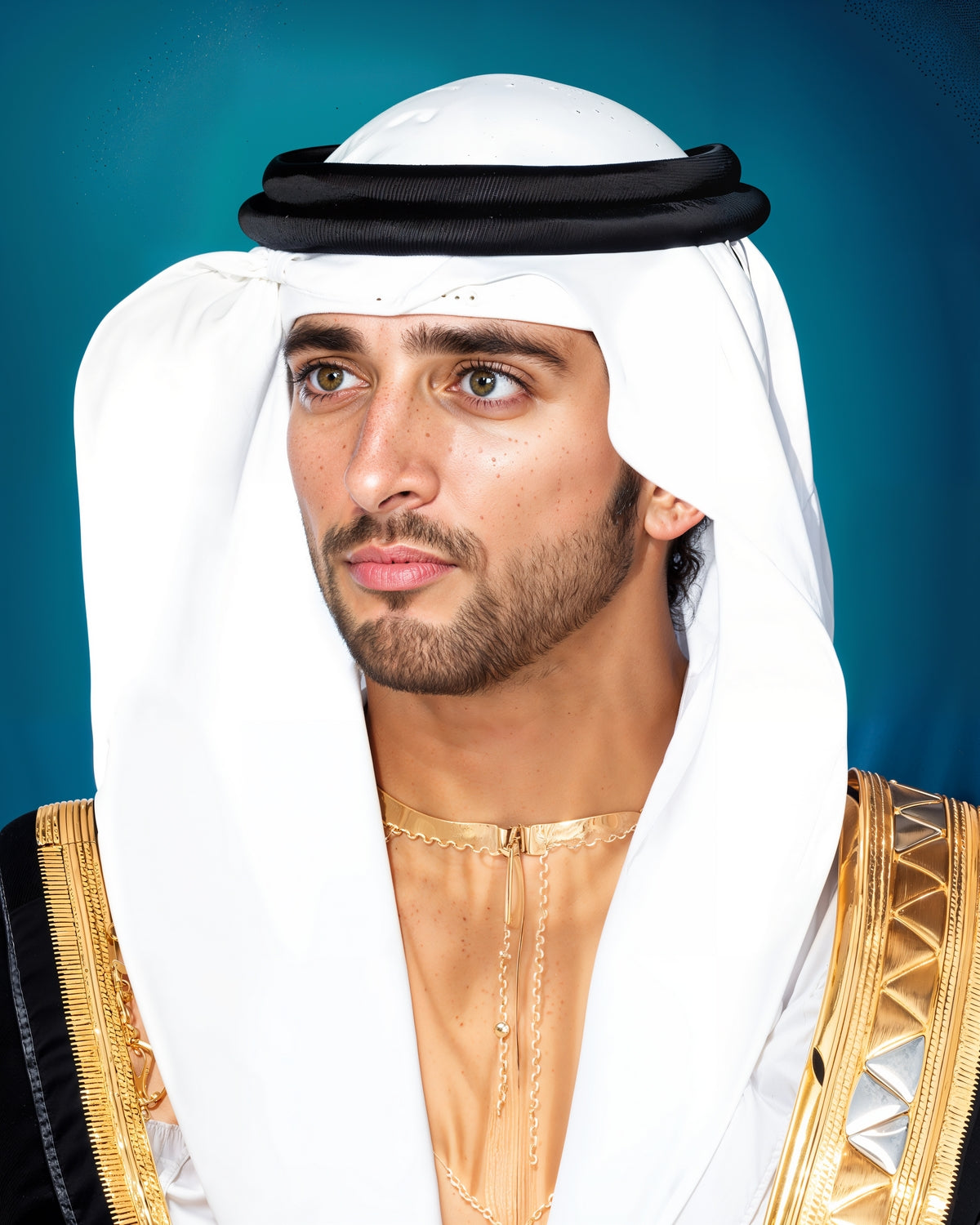 His Highness Sheikh Hamdan bin Mohammed bin Rashid Al Maktoum Artwork 2