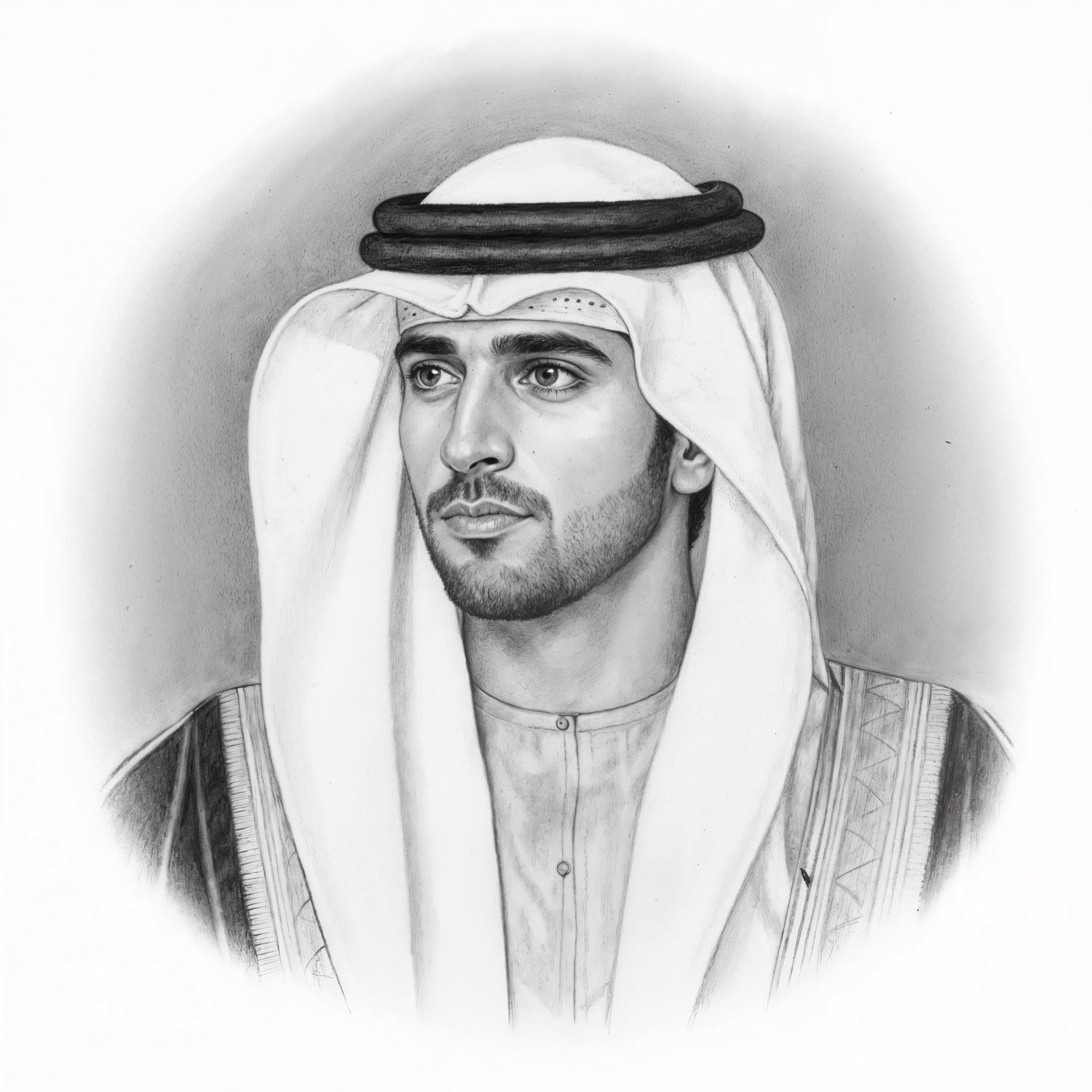His Highness Sheikh Hamdan bin Mohammed bin Rashid Al Maktoum Artwork