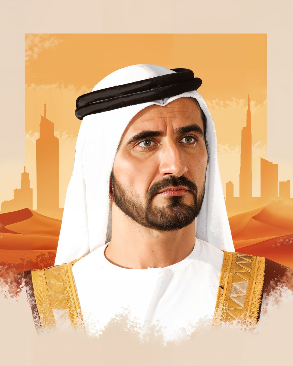 His Highness Sheikh Mohammed Bin Rashid Al Maktoum Art 4