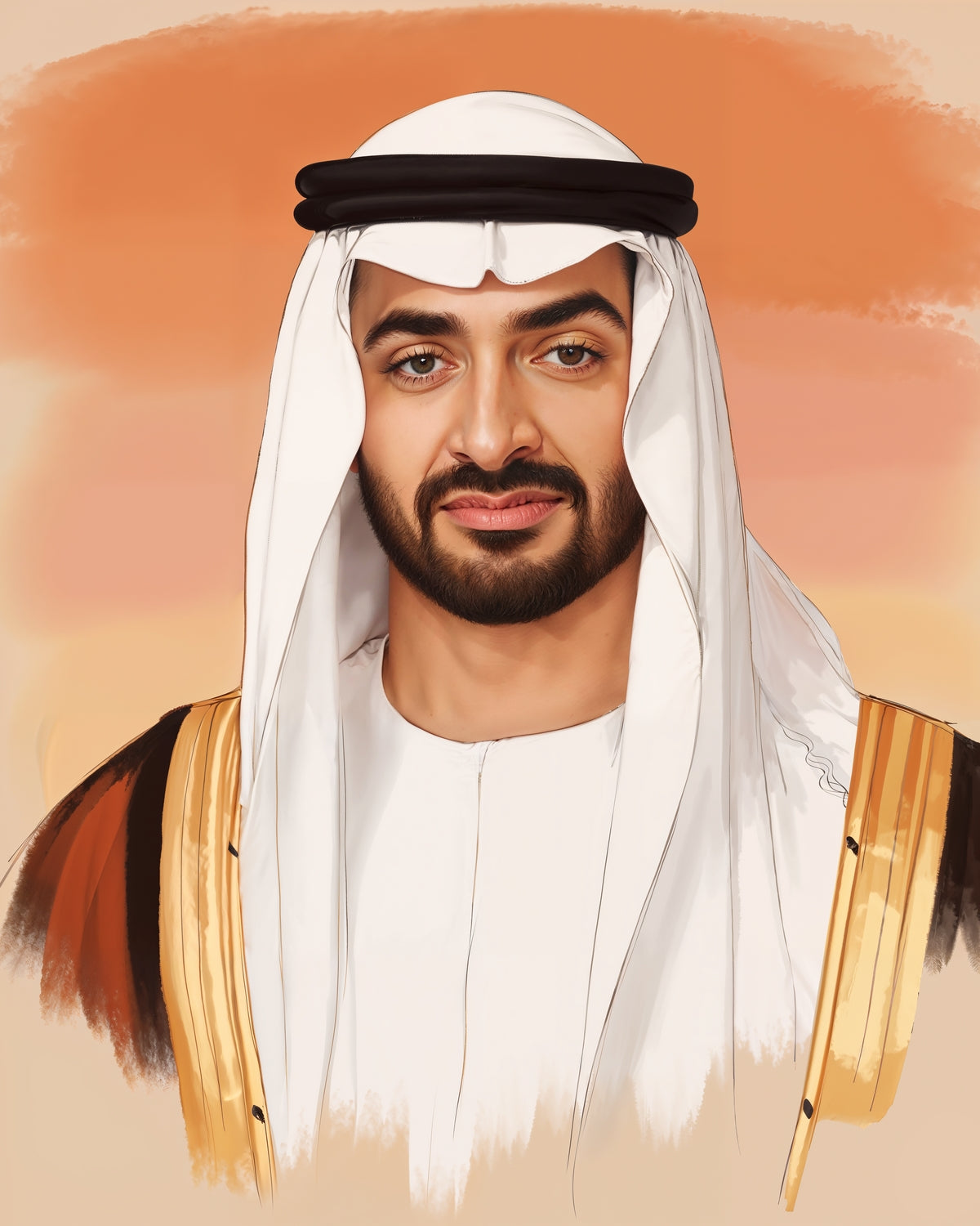 His Highness Sheikh Mohammed Bin Zayed Al Nahyan Art Print 4