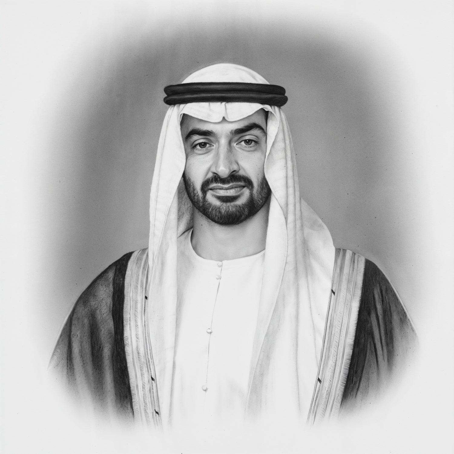 His Highness Sheikh Mohammed Bin Zayed Al Nahyan Art Print