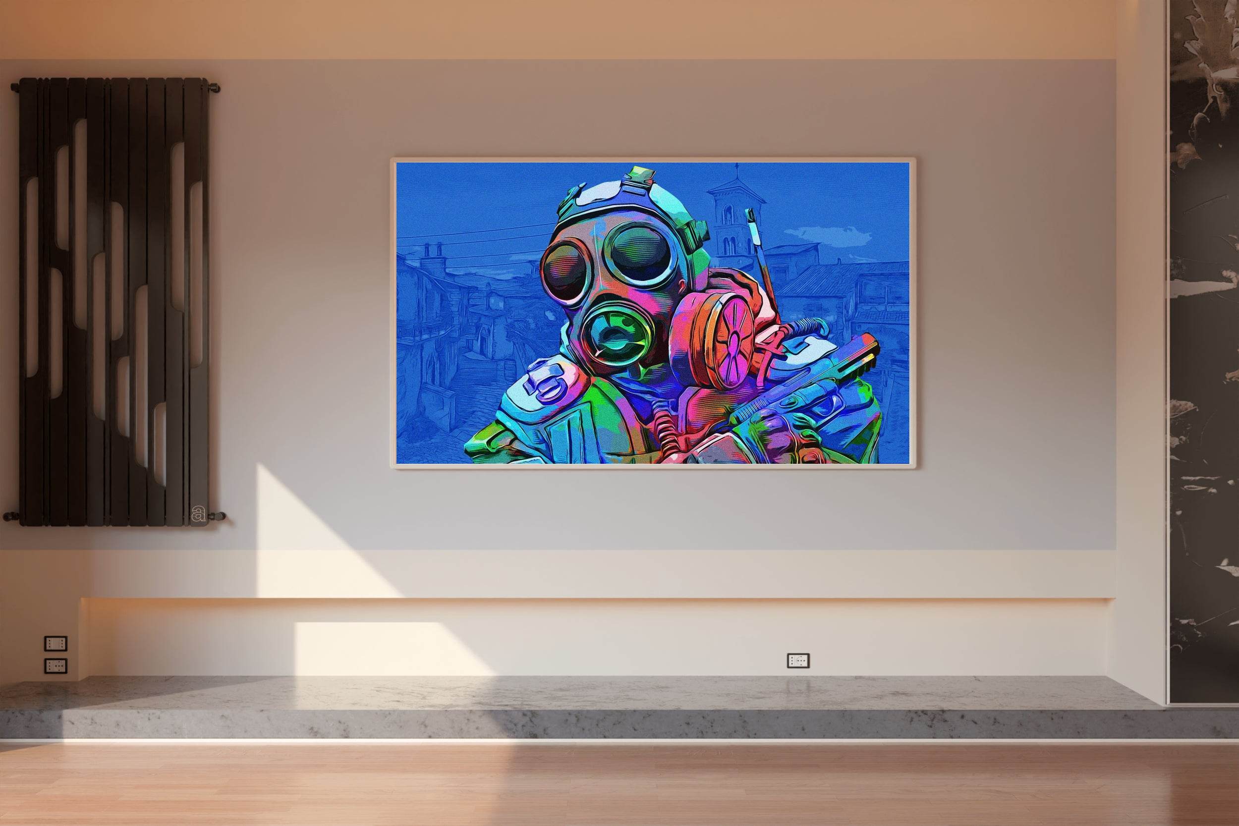 CSGO Toxic Blue Gaming Wall Art - beink online art store