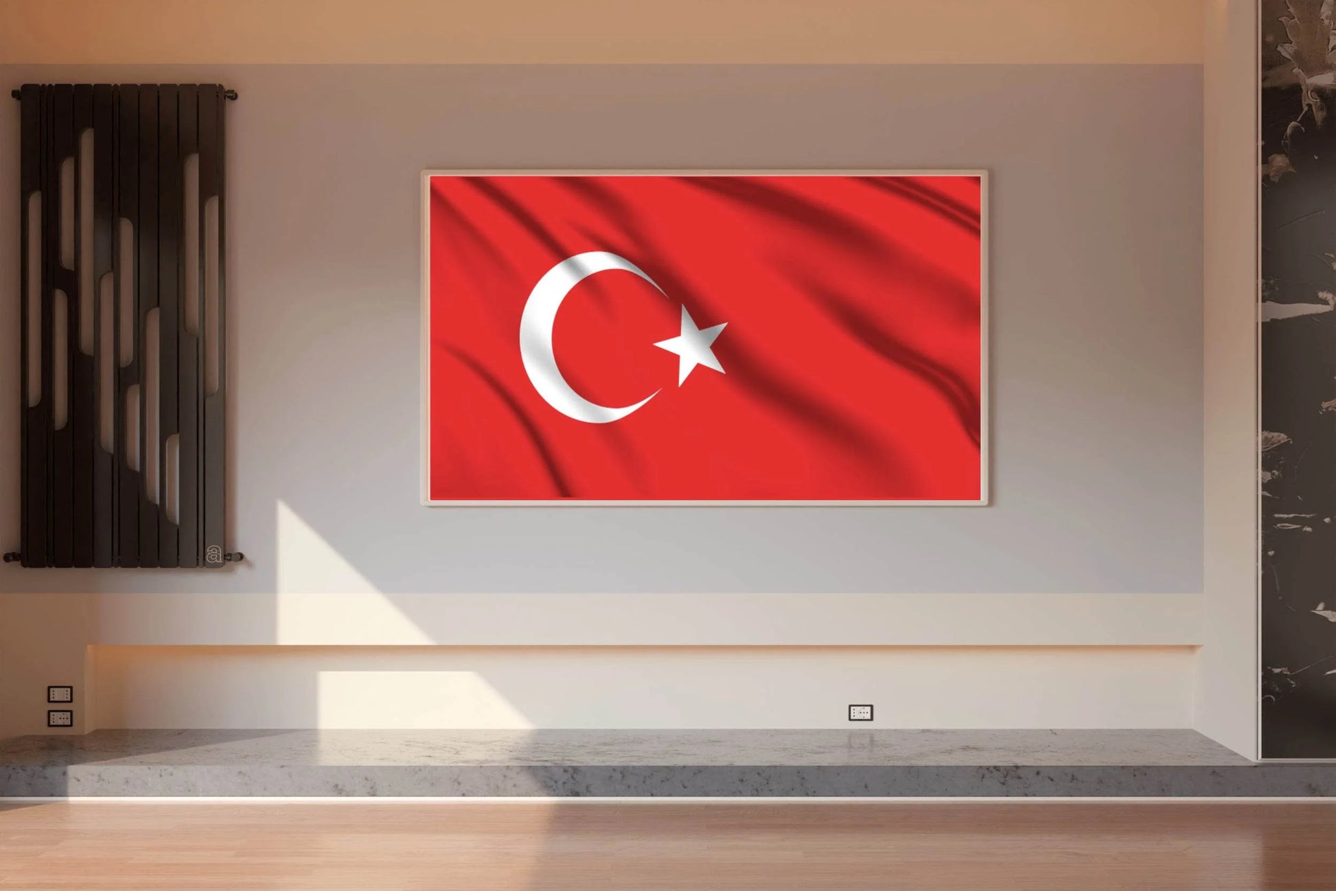 Turkey National Flag Wall Art - beink online art store
