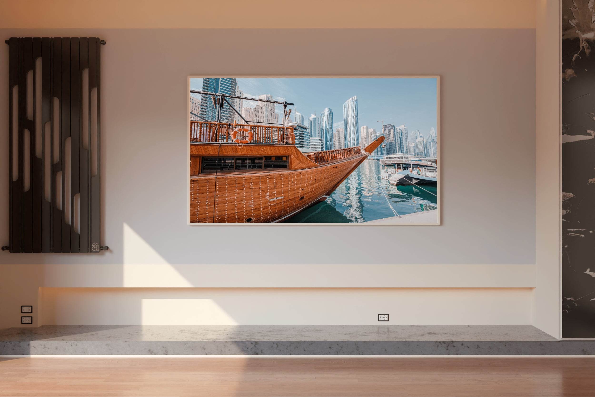 The Dhow and the Skyline Wall Art - beink online art store