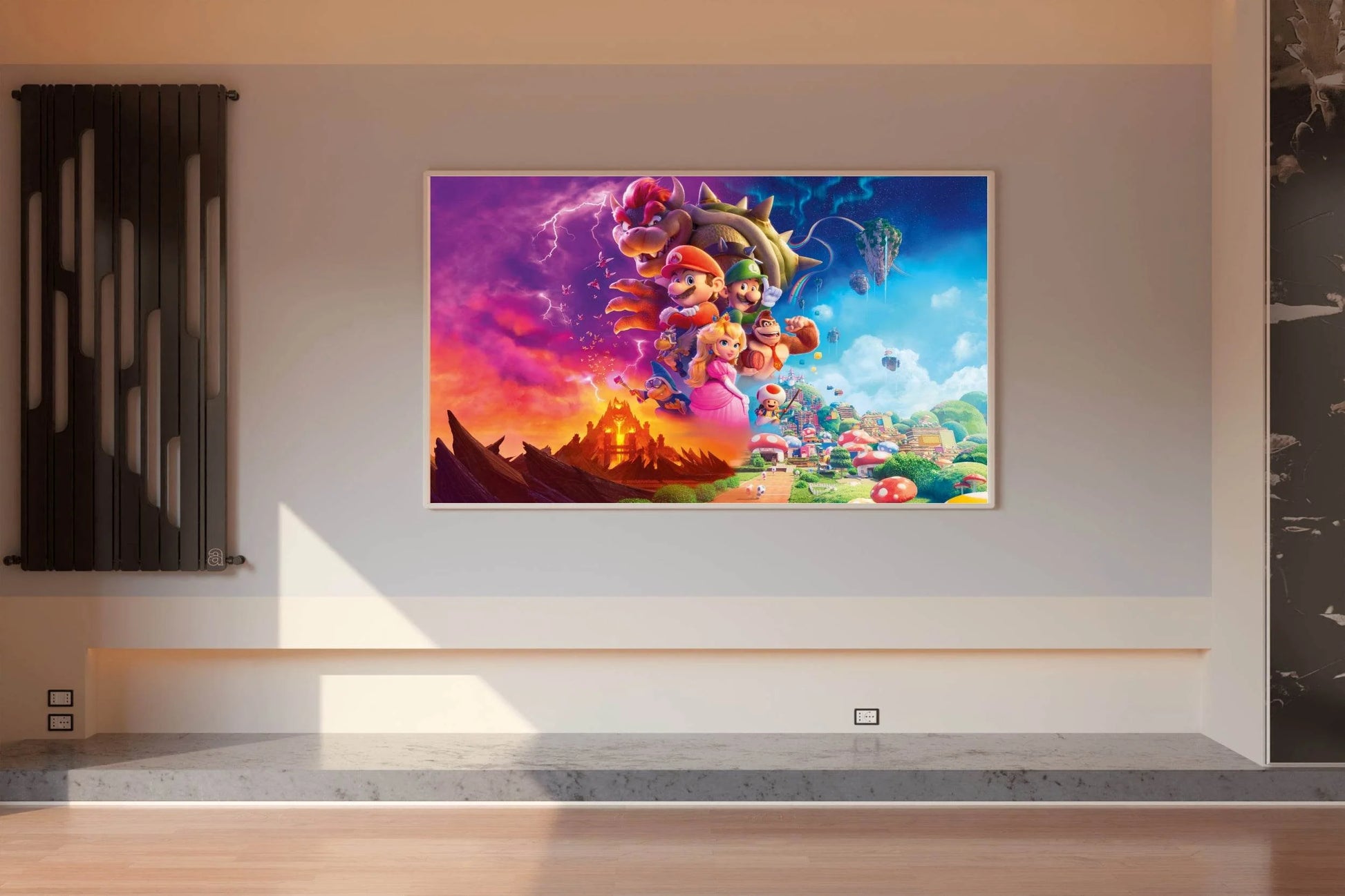 Super Mario Movie and The Mushroom Kingdom Wall Art - beink online art store