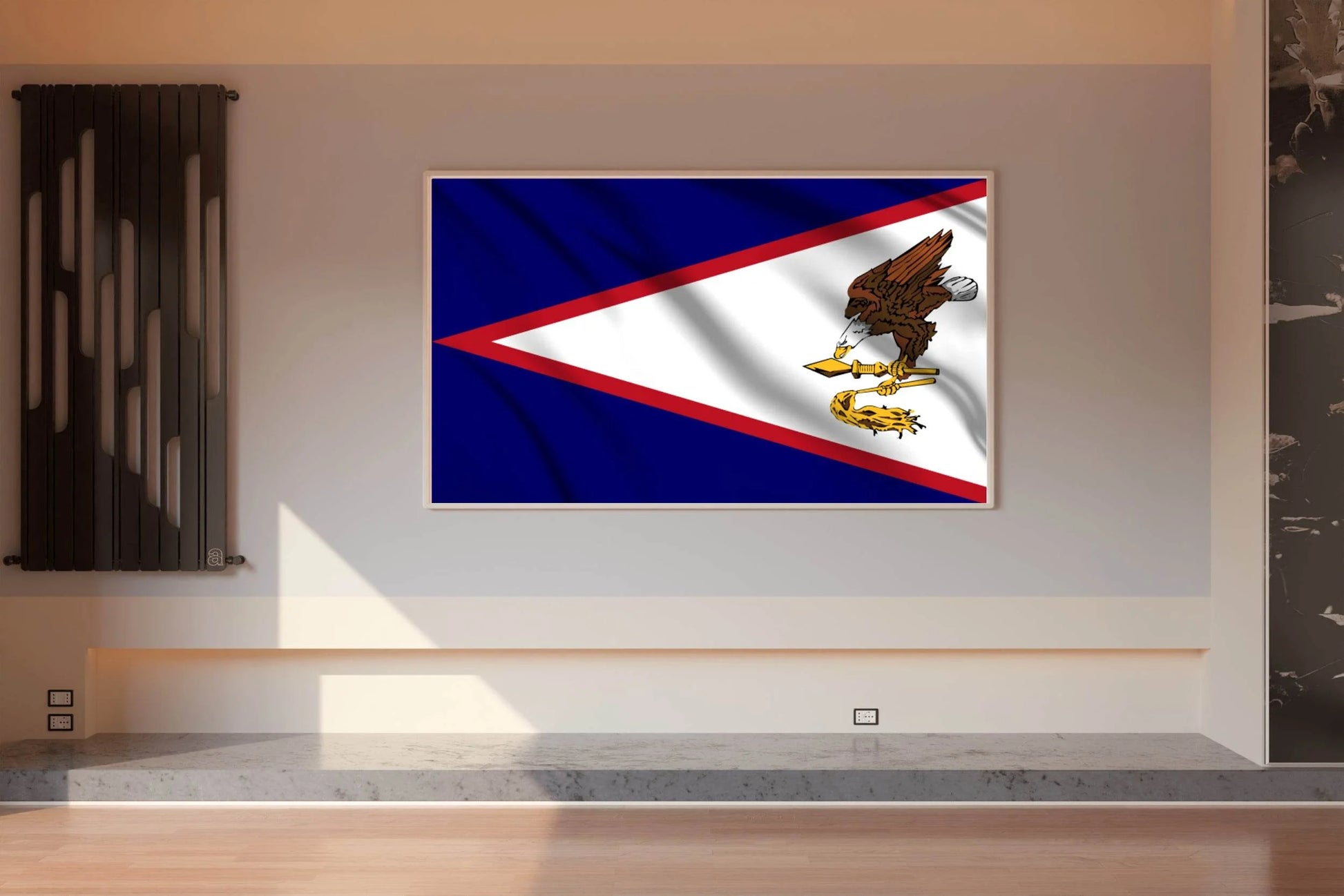 American Samoa National Flag Wall Art - beink online art store