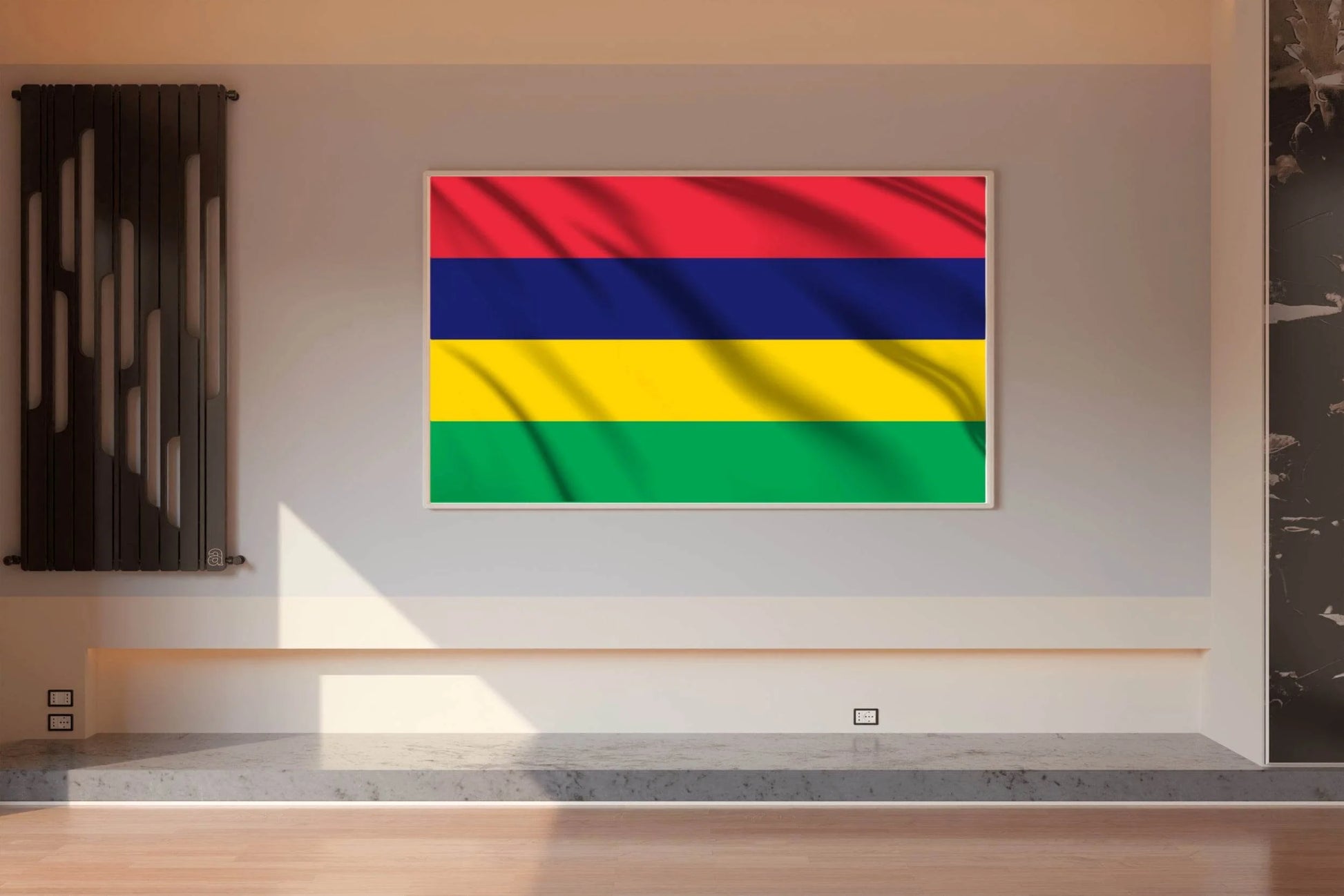 Mauritius National Flag Wall Art - beink online art store