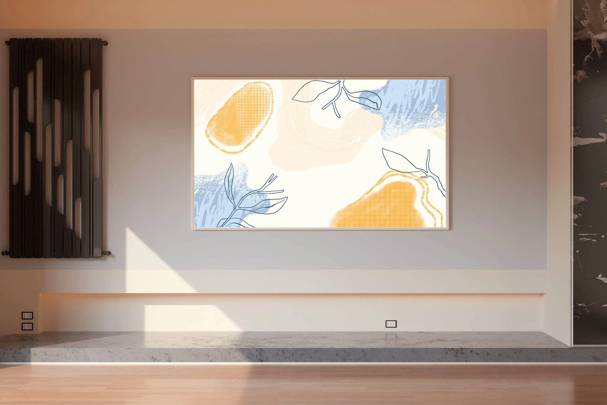 Stem of Colorful Flowers Wall Art - beink online art store