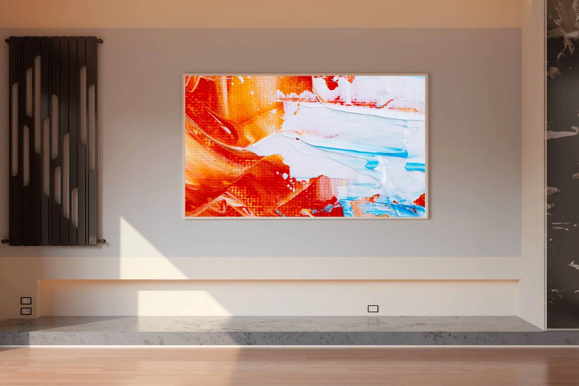 Paint Smudged Textured Abstract Wall Art - beink online art store