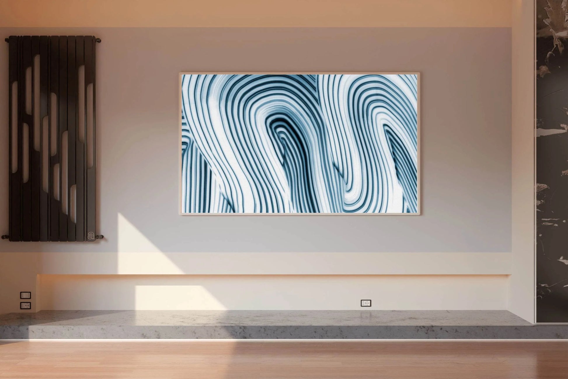 Swirl Lines Abstract Wall Art - beink online art store
