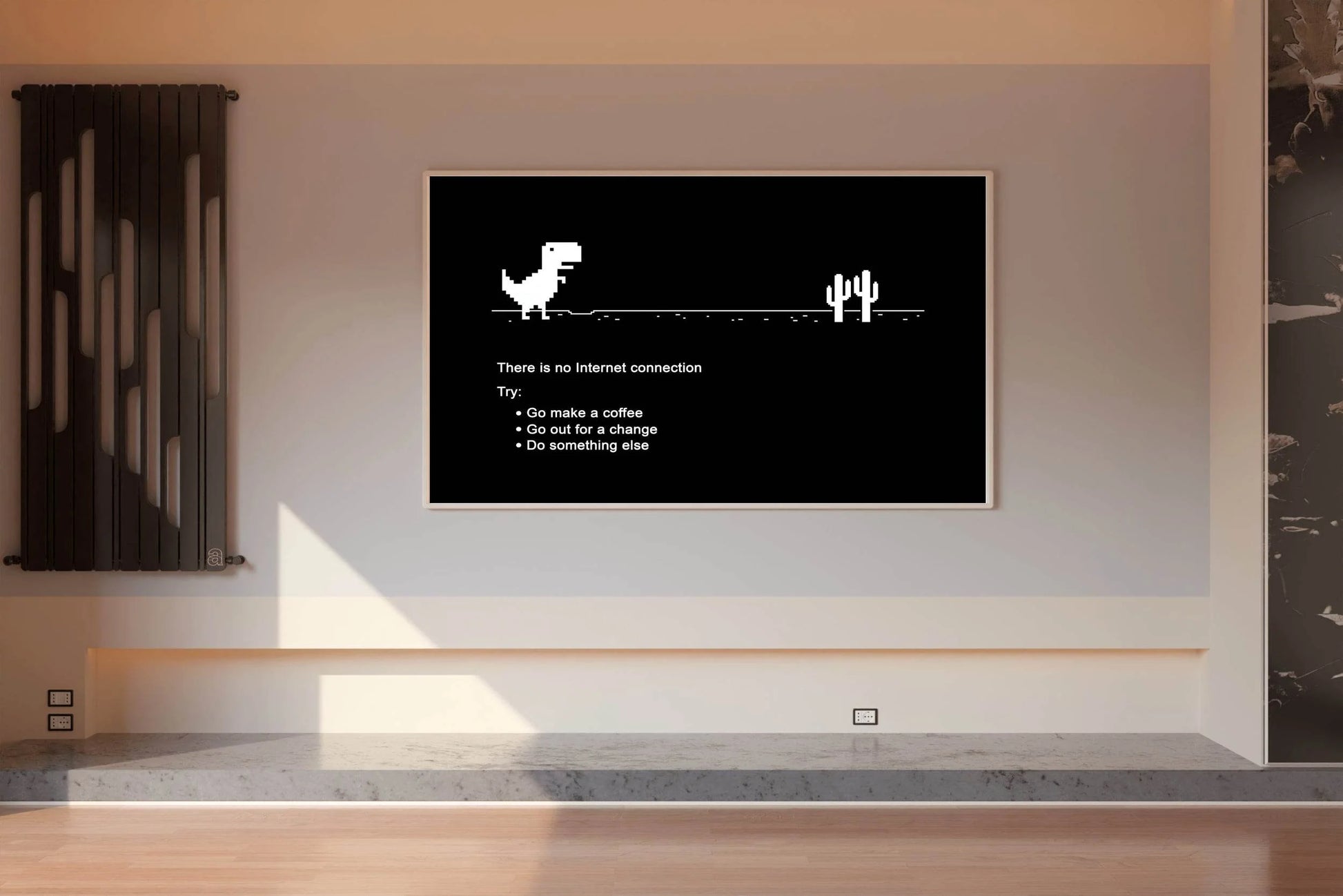 Chrome T Rex Gaming Wall Art - beink online art store