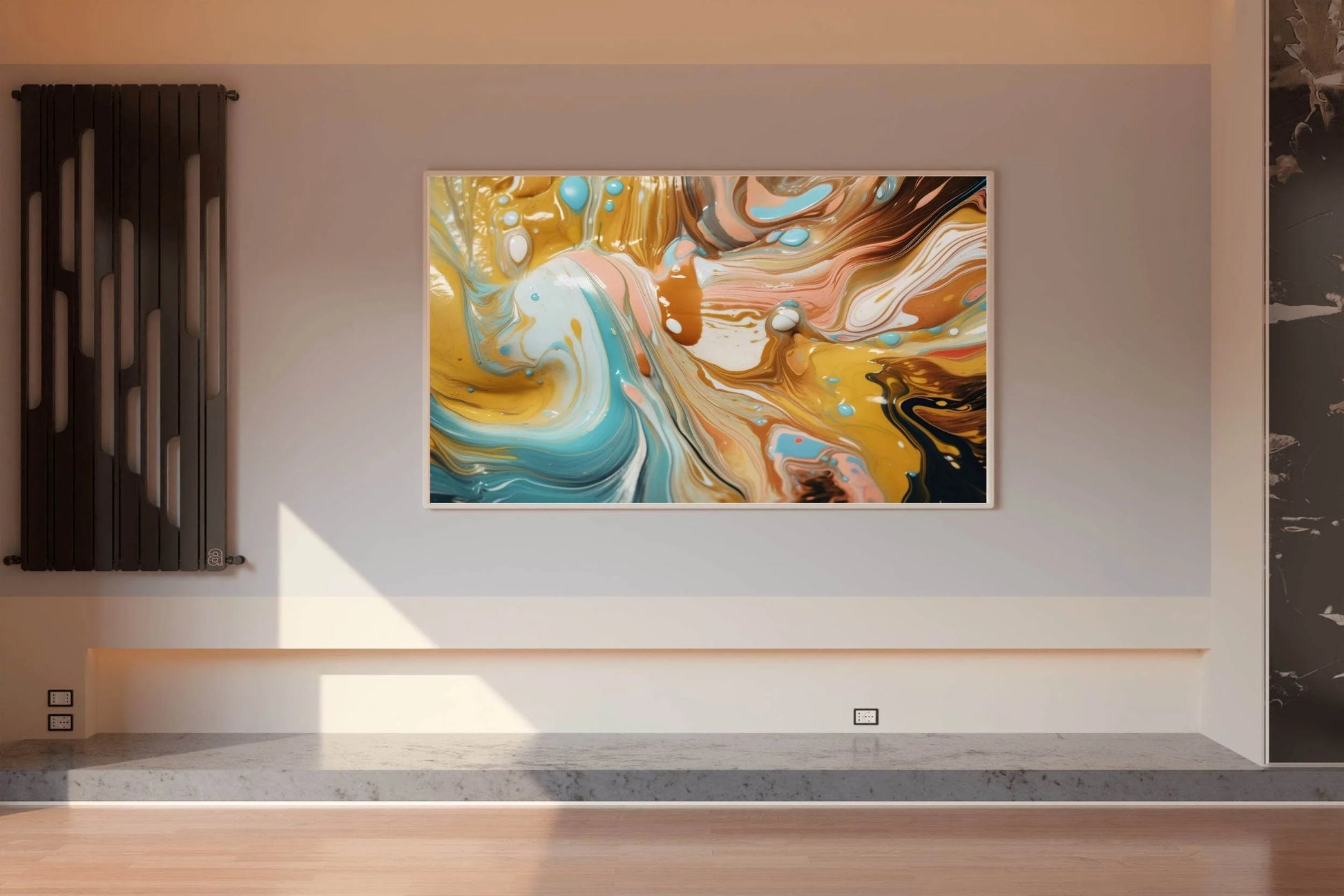 Multicolor Painted Oil Abstract Wall Art - beink online art store